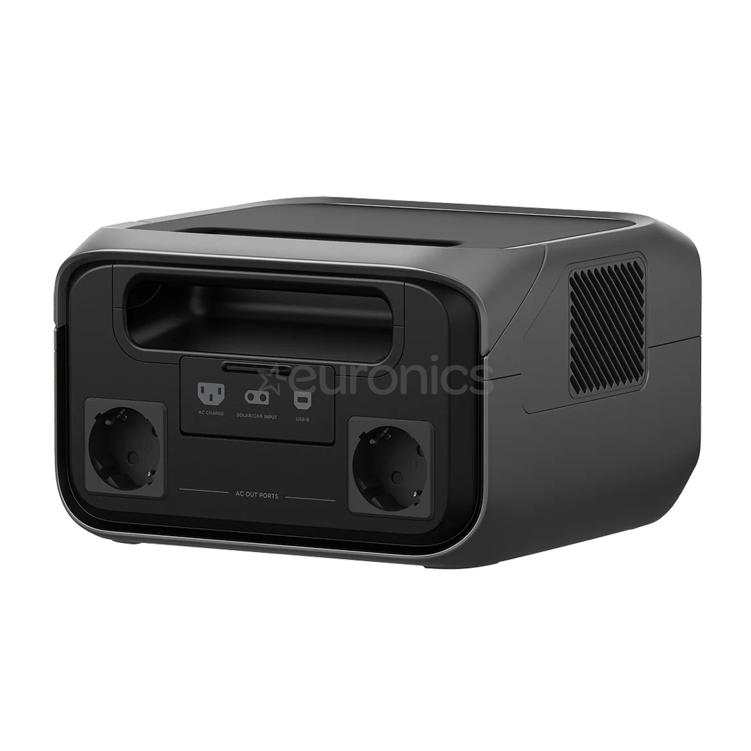 EcoFlow RIVER 3 plus, 286Wh, melna - Pārnēsājama spēkstacija