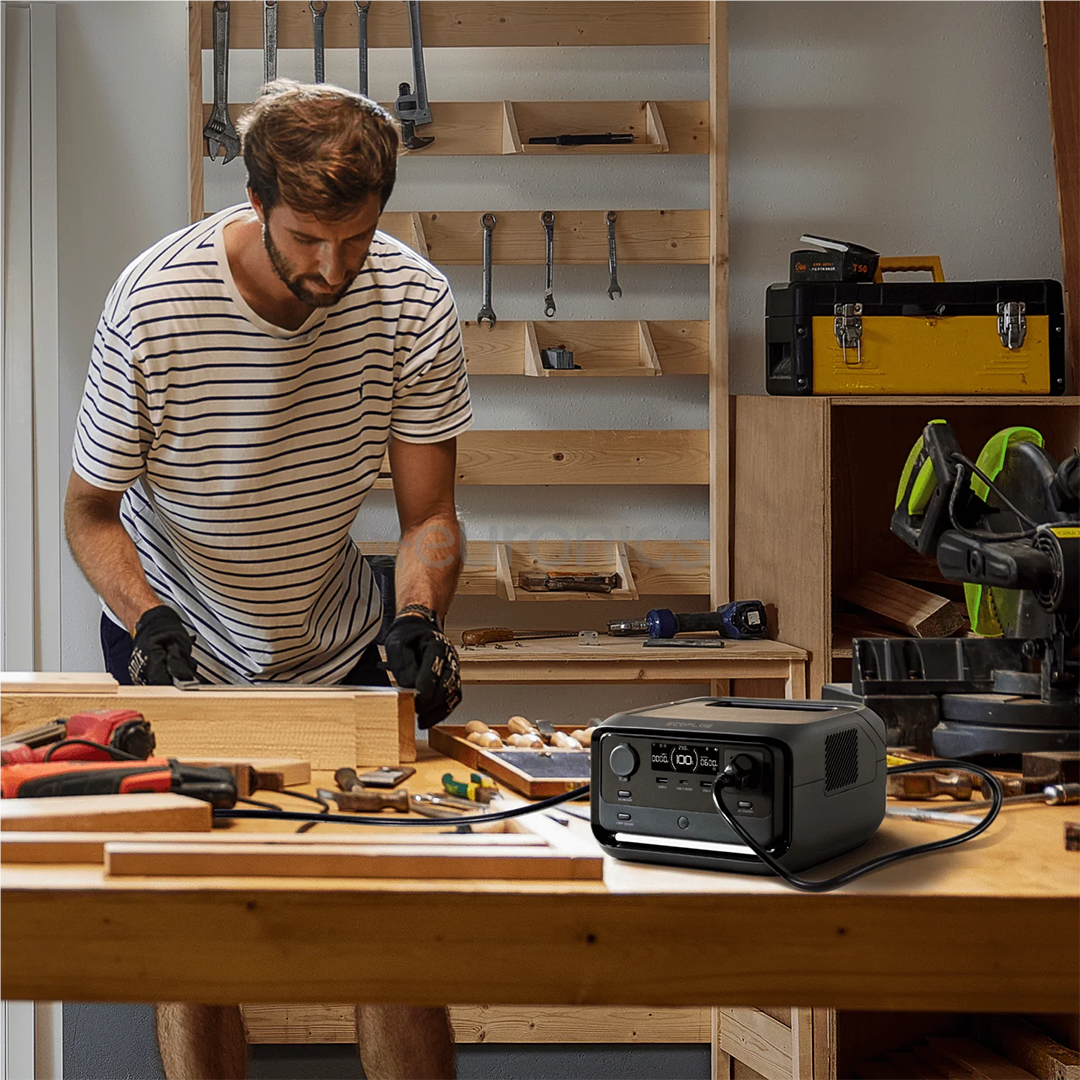 EcoFlow RIVER 3 plus, 286Wh, melna - Pārnēsājama spēkstacija