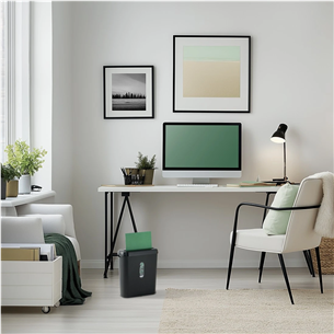 Hama Classic S61, 8 l, melna - Papīra smalcinātājs