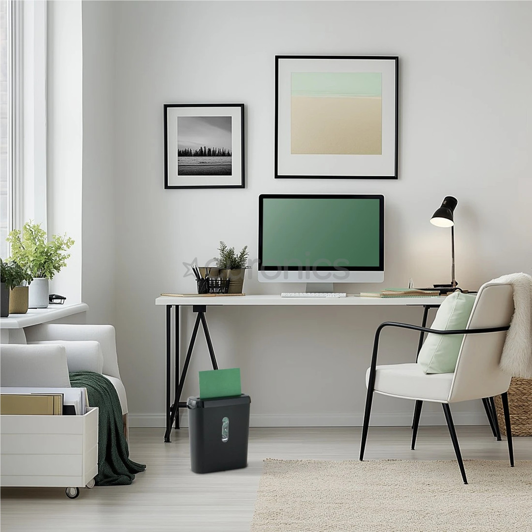 Hama Classic S61, 8 л, черный - Измельчитель бумаги