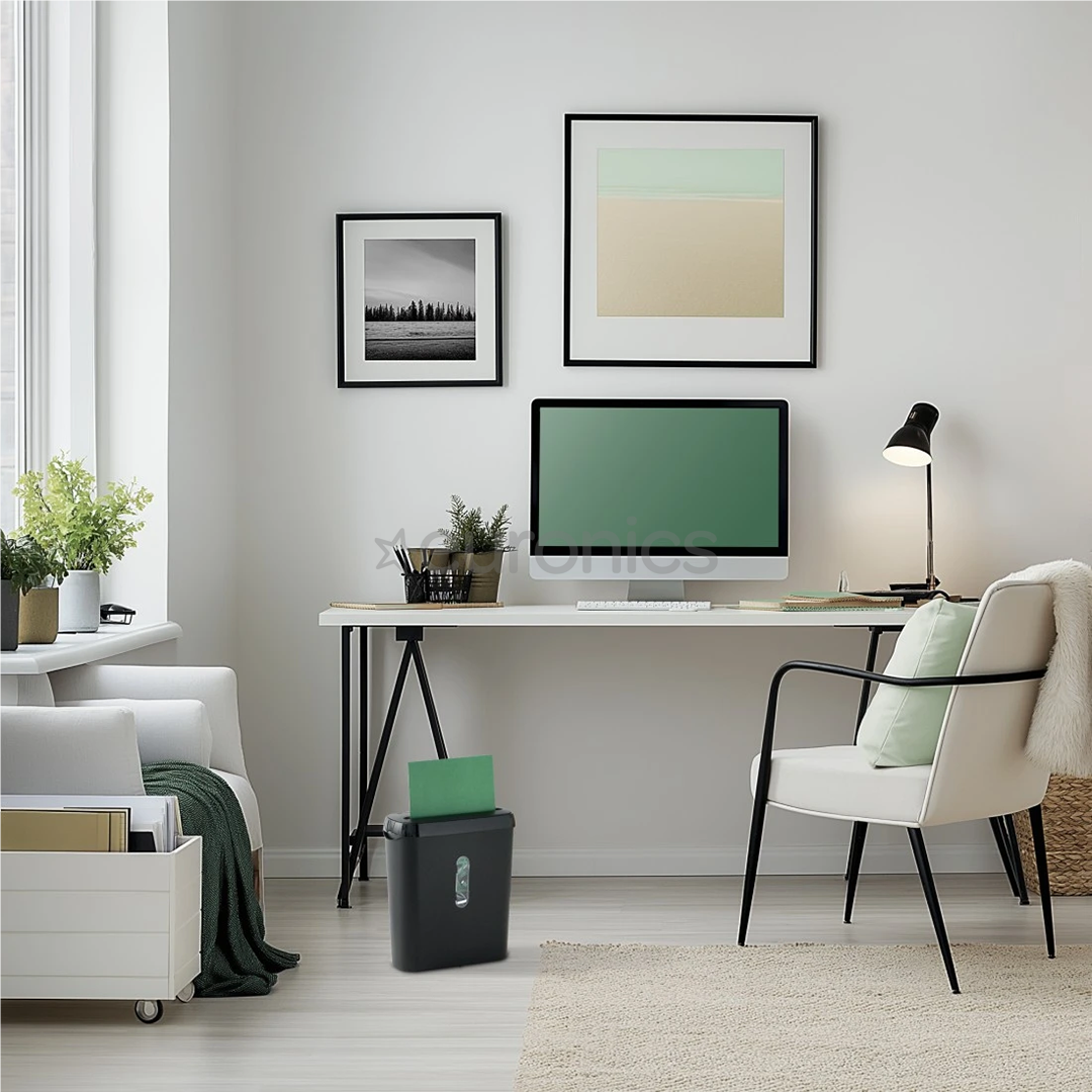 Hama Classic S61, 8 l, melna - Papīra smalcinātājs