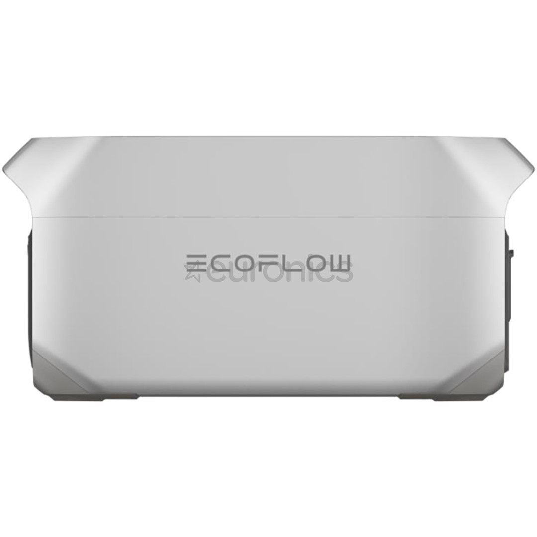 EcoFlow DELTA 3 Smart Extra Battery, 1024 Wh, pelēka - Papildu akumulators pārnēsājamai spēkstacijai