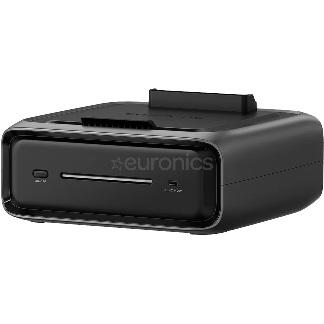 EcoFlow RIVER 3 Plus EB300 Smart Extra Battery, 286 Wh, melna - Papildu akumulators pārnēsājamai spēkstacijai