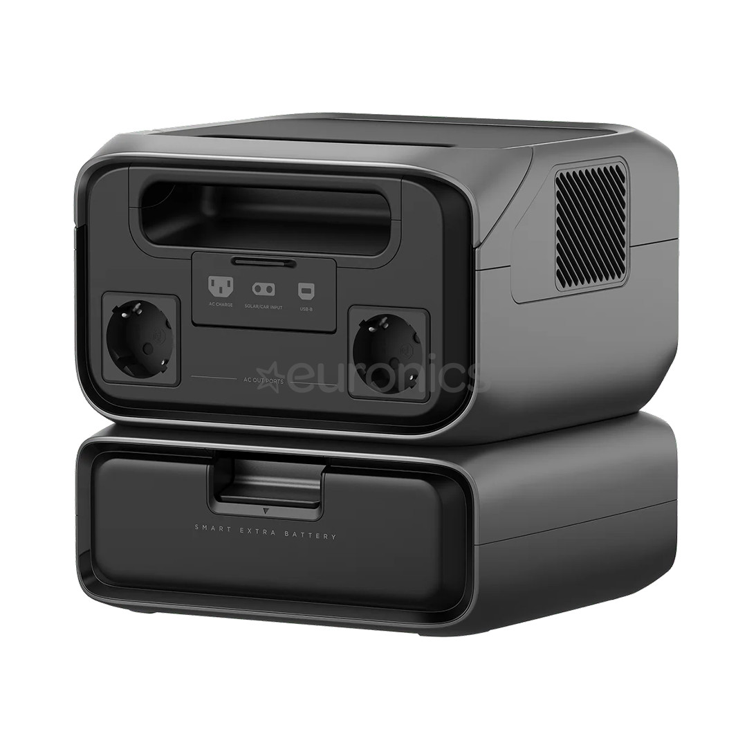 EcoFlow River 3 Max, 572 Втч, черный/серый - Аккумуляторная станция