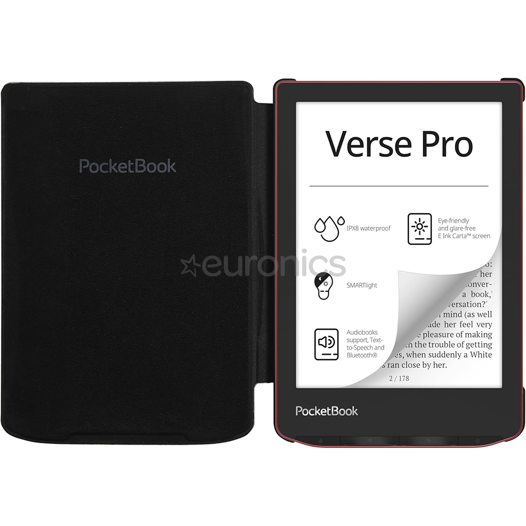 PocketBook Cover Shell, Verse / Verse Pro, black - E-reader protective case