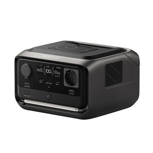 Ecoflow River 3 Max Plus Wireless, 858 Wh, melna/pelēka - Pārnēsājama spēkstacija