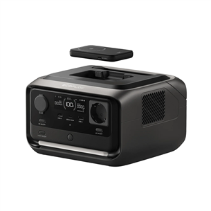 Ecoflow River 3 Max Plus Wireless, 858 Wh, black/gray - Power station