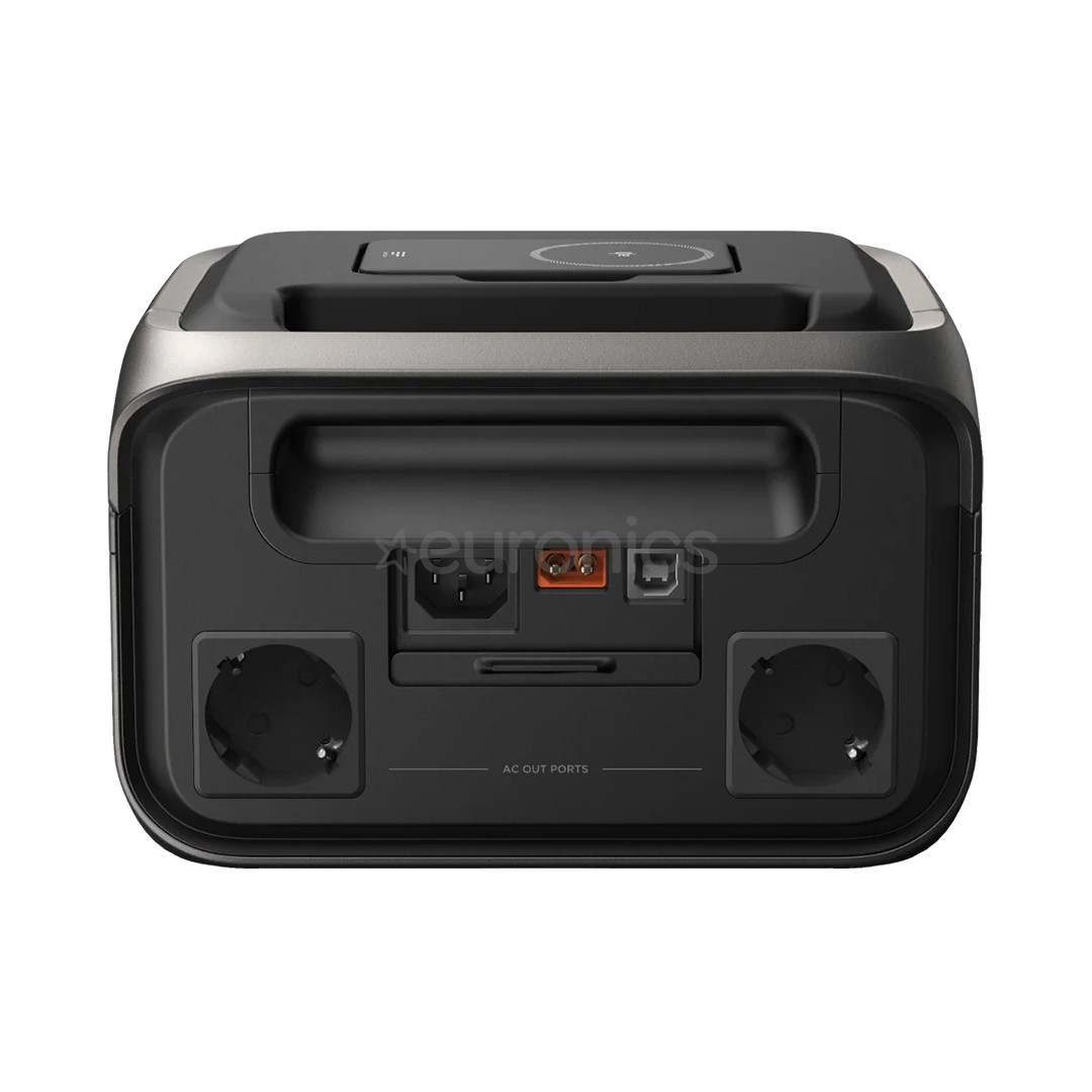 Ecoflow River 3 Max Plus Wireless, 858 Wh, melna/pelēka - Pārnēsājama spēkstacija