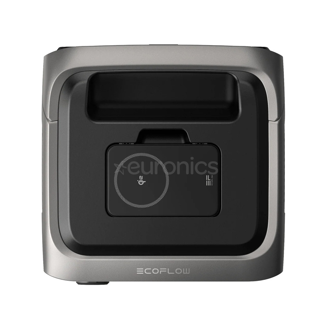 Ecoflow River 3 Max Plus Wireless, 858 Wh, melna/pelēka - Pārnēsājama spēkstacija
