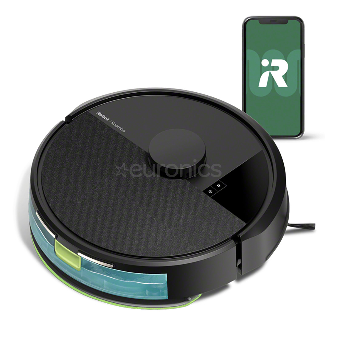 iRobot Roomba® 105 Combo, Wet & Dry, melna - Robots putekļu sūcējs