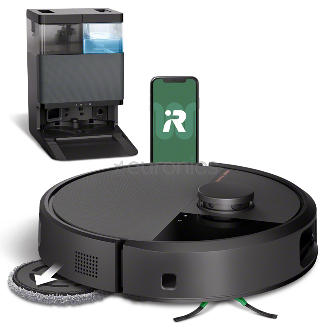 iRobot Roomba® Plus 505 Combo, Wet & Dry, black - Robot vacuum cleaner