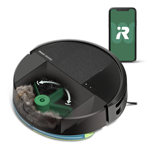 iRobot Roomba 205 DustCompactor Combo, wet & dry, black - Robot vacuum cleaner
