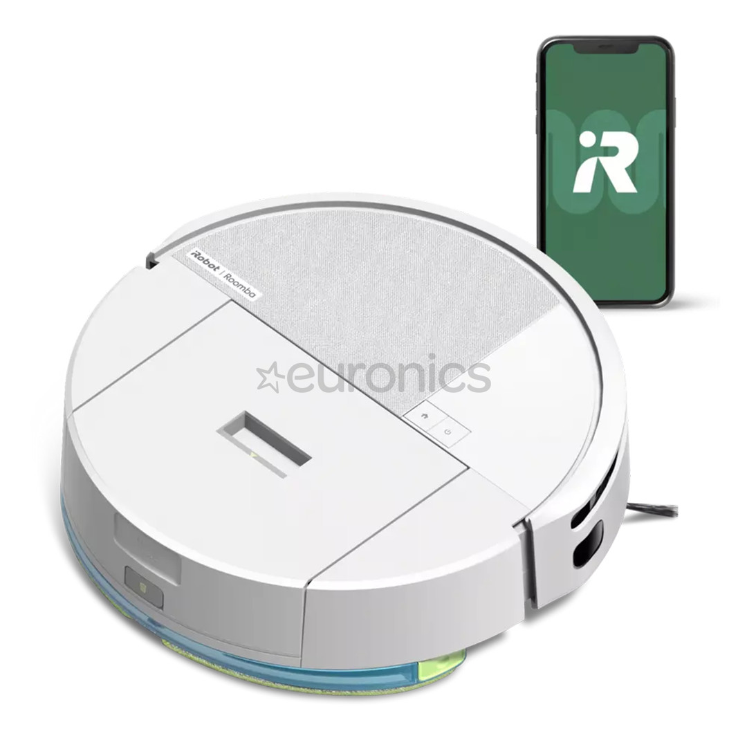 iRobot Roomba 205 DustCompactor Combo, wet & dry, white - Robot vacuum cleaner