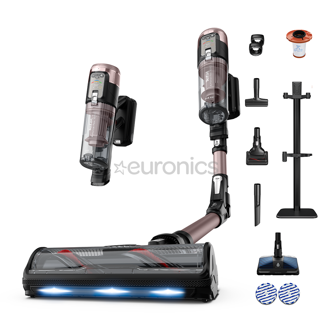 Tefal X-Force Flex 16.60, Wet & Dry, pink/black - Cordless vacuum cleaner