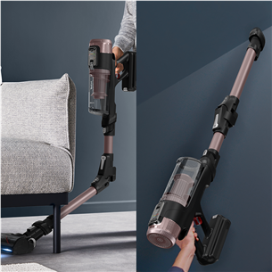 Tefal X-Force Flex 16.60, Wet & Dry, pink/black - Cordless vacuum cleaner