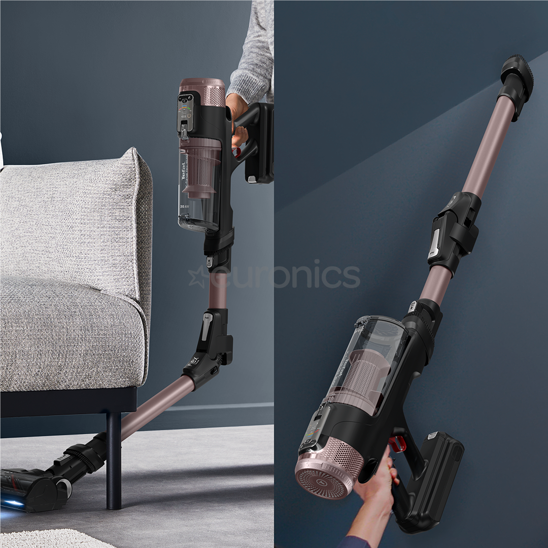 Tefal X-Force Flex 16.60, Wet & Dry, pink/black - Cordless vacuum cleaner