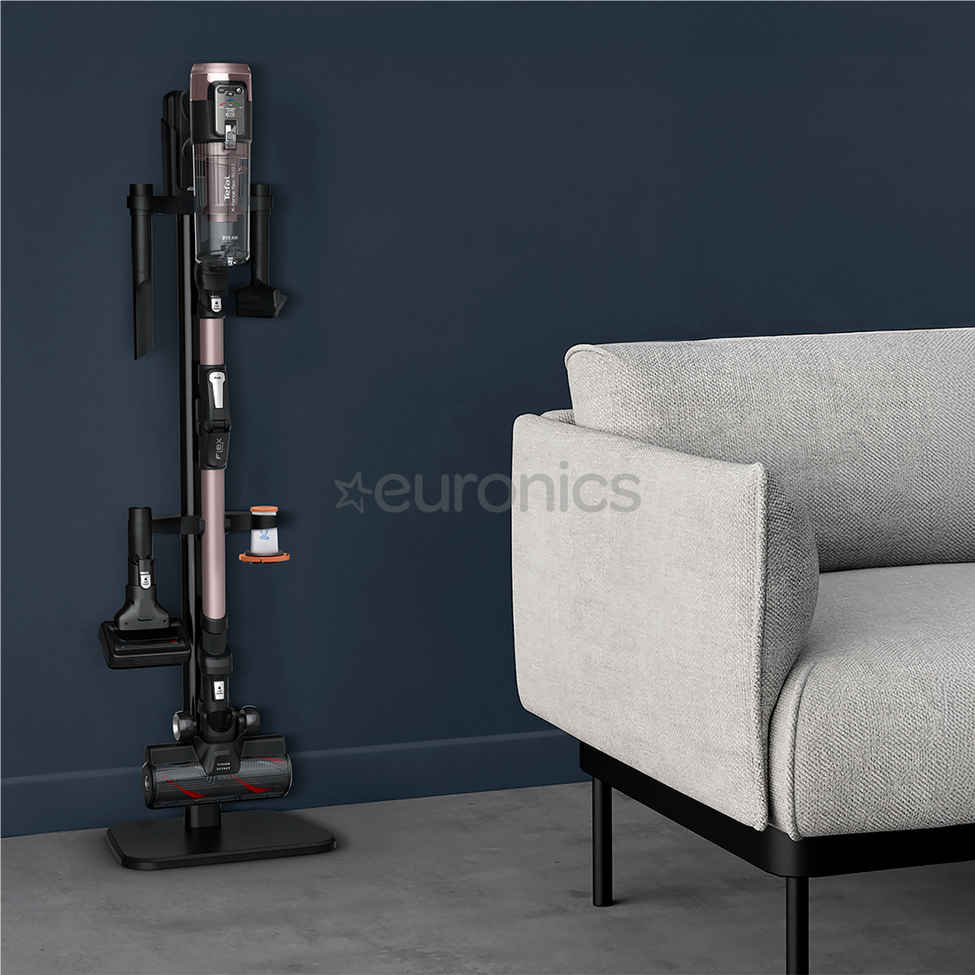 Tefal X-Force Flex 16.60, Wet & Dry, pink/black - Cordless vacuum cleaner