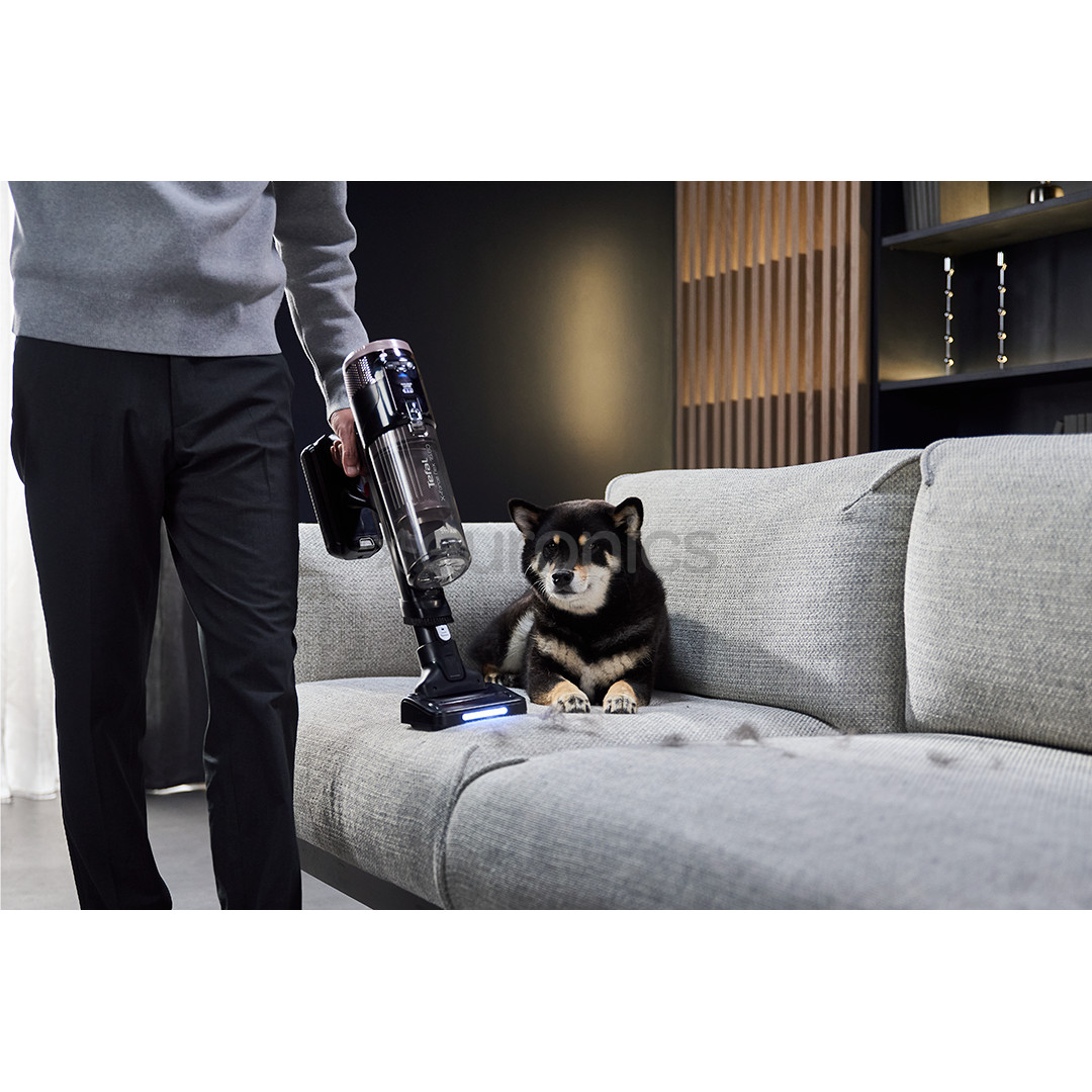 Tefal X-Force Flex 16.60, сухая и влажная уборка, розовый/черный - Беспроводной пылесос