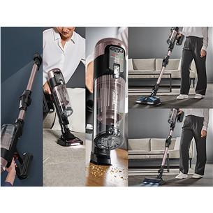 Tefal X-Force Flex 16.60, сухая и влажная уборка, розовый/черный - Беспроводной пылесос