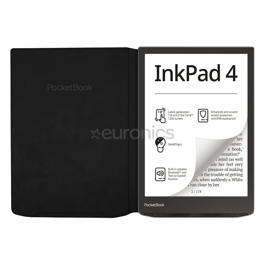 PocketBook Flip Cover 7.8'', InkPad series, melna - Apvalks