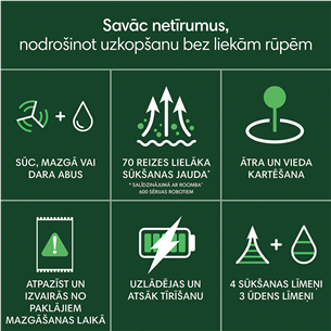 iRobot Roomba® 105 Combo, Wet & Dry, black - Robot vacuum cleaner