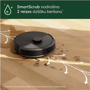 iRobot Roomba® 105 Combo, Wet & Dry, melna - Robots putekļu sūcējs