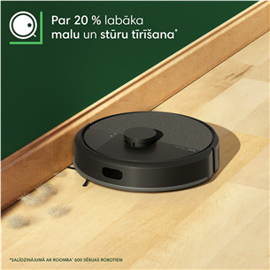 iRobot Roomba® 105 Combo, Wet & Dry, melna - Robots putekļu sūcējs