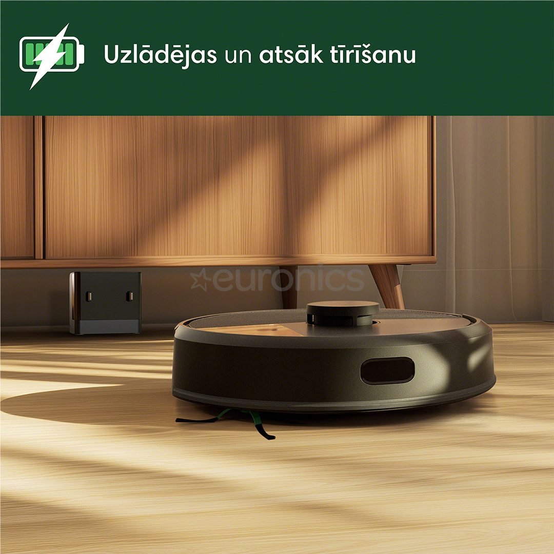 iRobot Roomba® 105 Combo, Wet & Dry, black - Robot vacuum cleaner