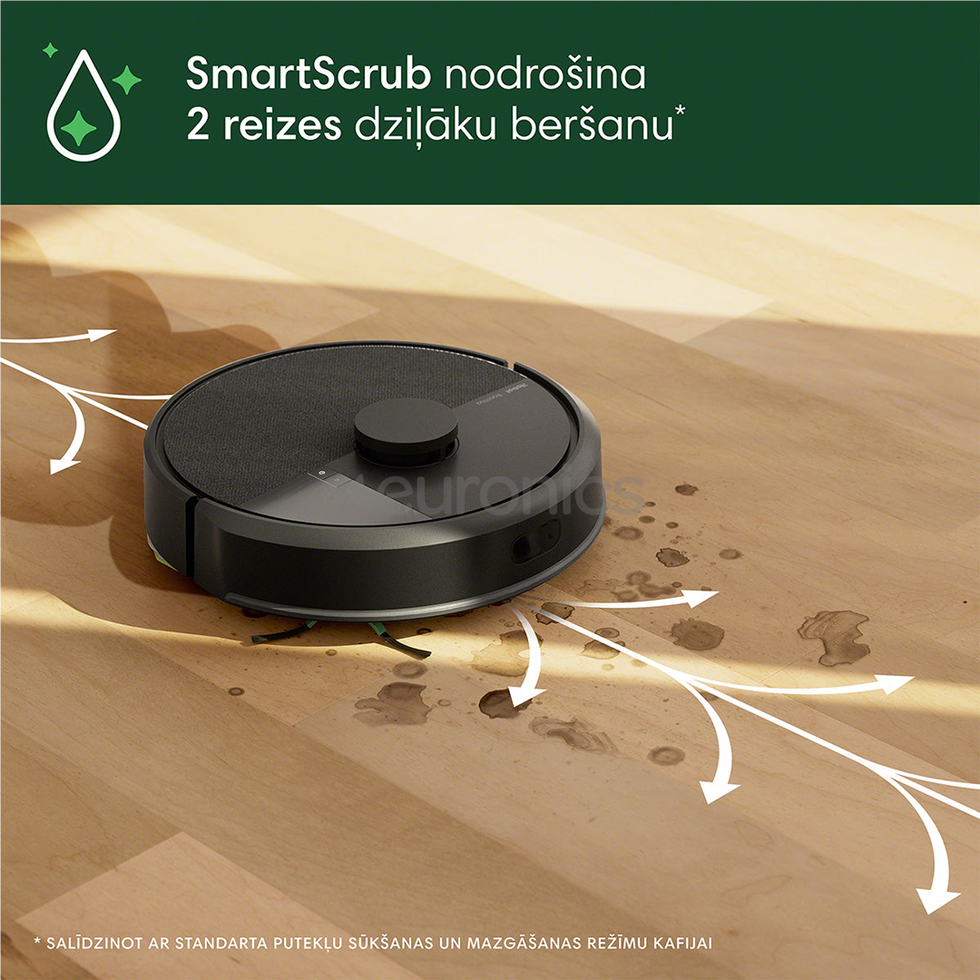 iRobot Roomba® 105 Combo+, Wet & Dry, black - Robot vacuum cleaner