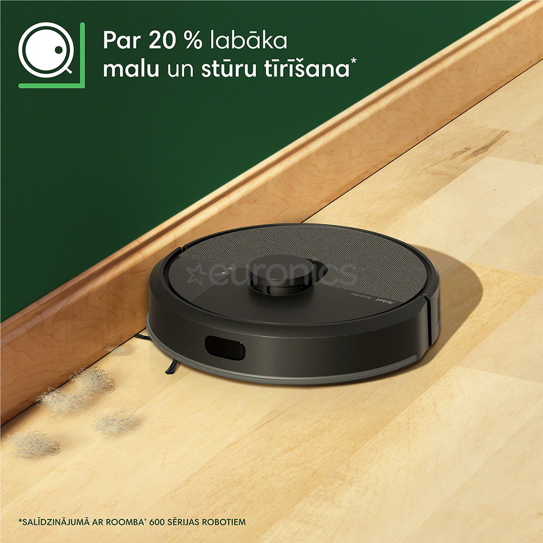 iRobot Roomba® 105 Combo+, Wet & Dry, black - Robot vacuum cleaner