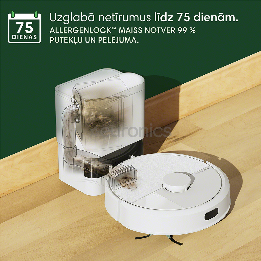 iRobot Roomba® 105 Combo+, сухая и влажная уборка, белый - Робот-пылесос