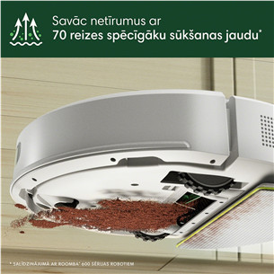 iRobot Roomba® 105 Combo+, сухая и влажная уборка, белый - Робот-пылесос