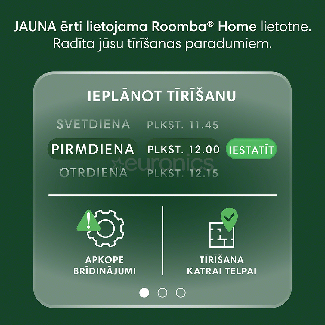 iRobot Roomba® 105 Combo+, сухая и влажная уборка, белый - Робот-пылесос