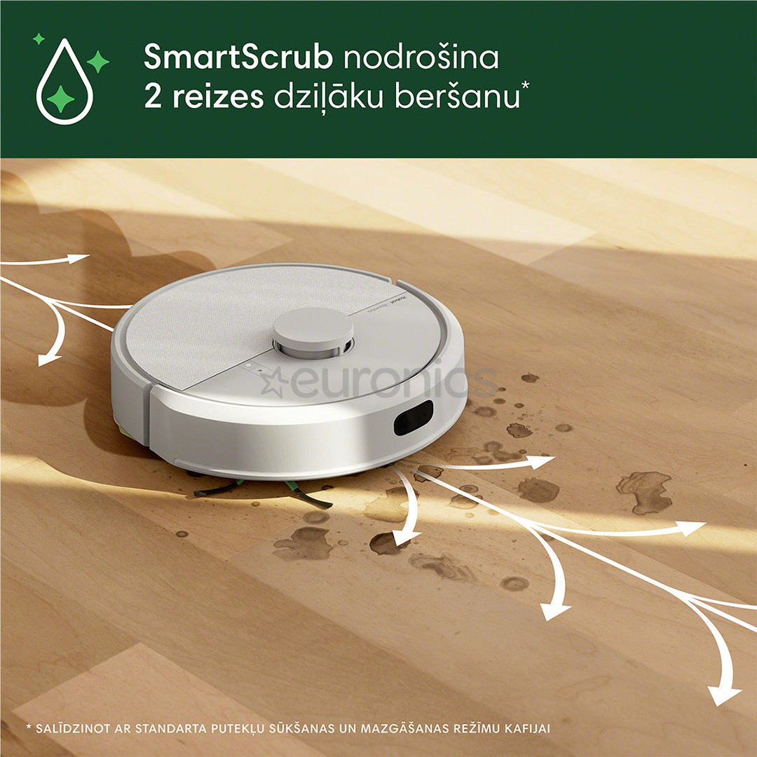 iRobot Roomba® 105 Combo+, сухая и влажная уборка, белый - Робот-пылесос