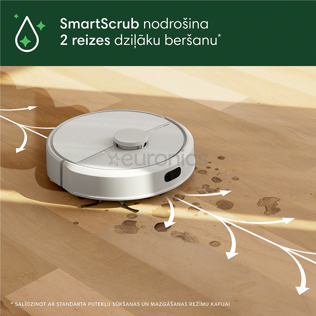 iRobot Roomba® 105 Combo+, сухая и влажная уборка, белый - Робот-пылесос