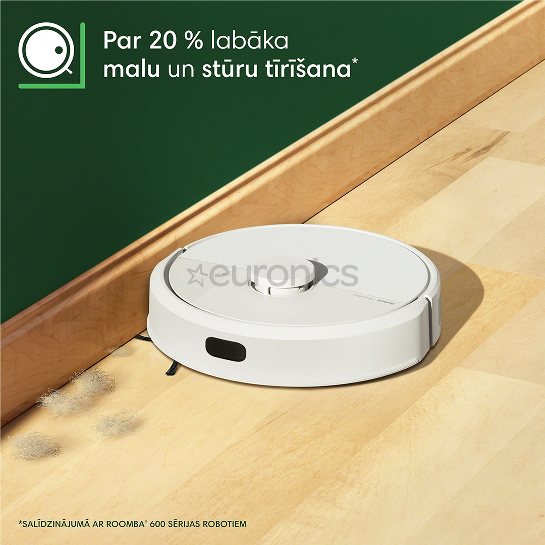 iRobot Roomba® 105 Combo+, сухая и влажная уборка, белый - Робот-пылесос