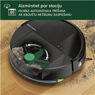 iRobot Roomba 205 DustCompactor Combo, wet & dry, black - Robot vacuum cleaner