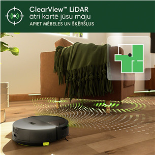 iRobot Roomba 205 DustCompactor Combo, Wet & Dry, melna - Robots putekļu sūcējs