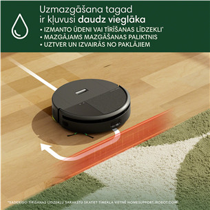 iRobot Roomba 205 DustCompactor Combo, Wet & Dry, melna - Robots putekļu sūcējs