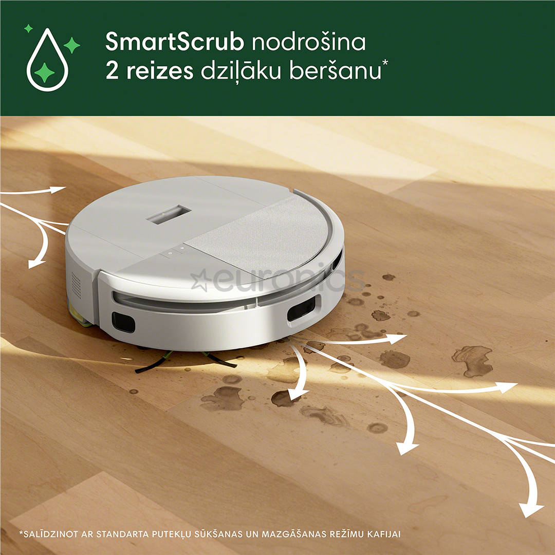 iRobot Roomba 205 DustCompactor Combo, wet & dry, white - Robot vacuum cleaner