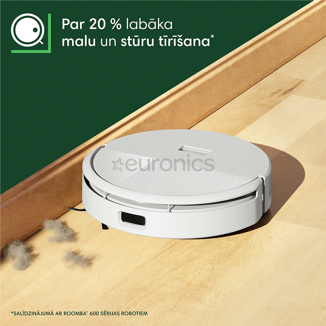 iRobot Roomba 205 DustCompactor Combo, wet & dry, white - Robot vacuum cleaner