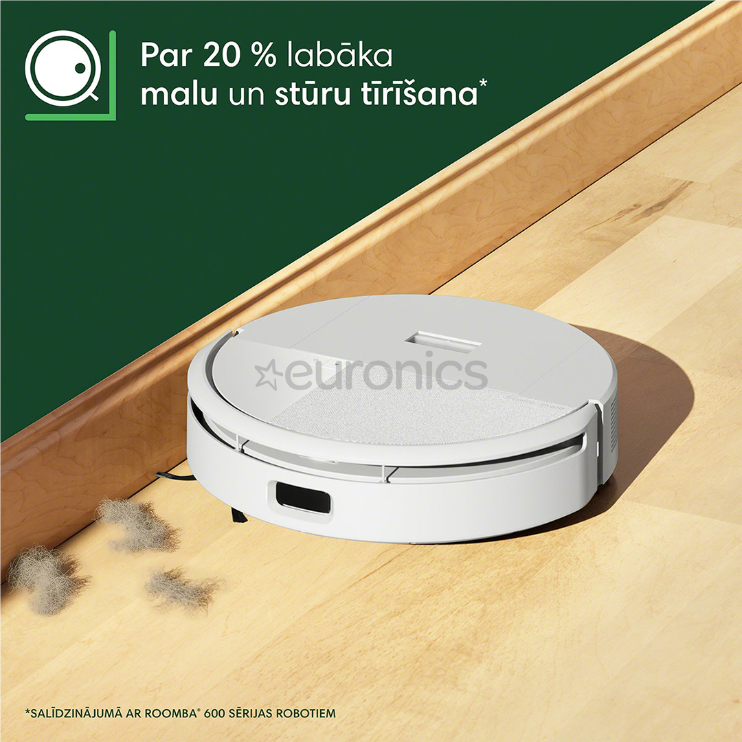iRobot Roomba 205 DustCompactor Combo, wet & dry, white - Robot vacuum cleaner