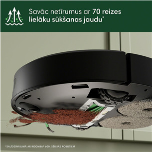 iRobot Roomba® Plus 405 Combo, сухая и влажная уборка, черный - Робот-пылесос