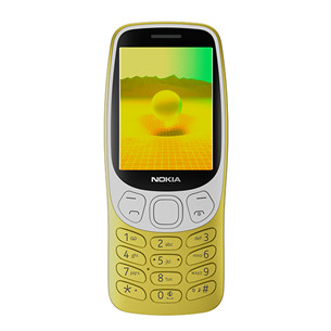 Nokia 3210 4G, Dual SIM, zelta - Mobilais telefons 1GF025CPD4L10