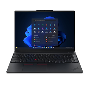 Lenovo ThinkPad E16 Gen 3, 16'', WUXGA, Ultra 5, 16 GB, 512 GB, W11P, ENG, melna - Portatīvais dators 21SR006JMH