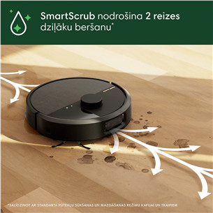 iRobot Roomba® Plus 505 Combo, Wet & Dry, melna - Robots putekļu sūcējs