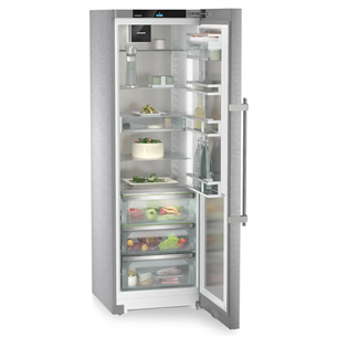 Liebherr Peak BioFresh, 386 L, height 186 cm, stainless steel - Cooler