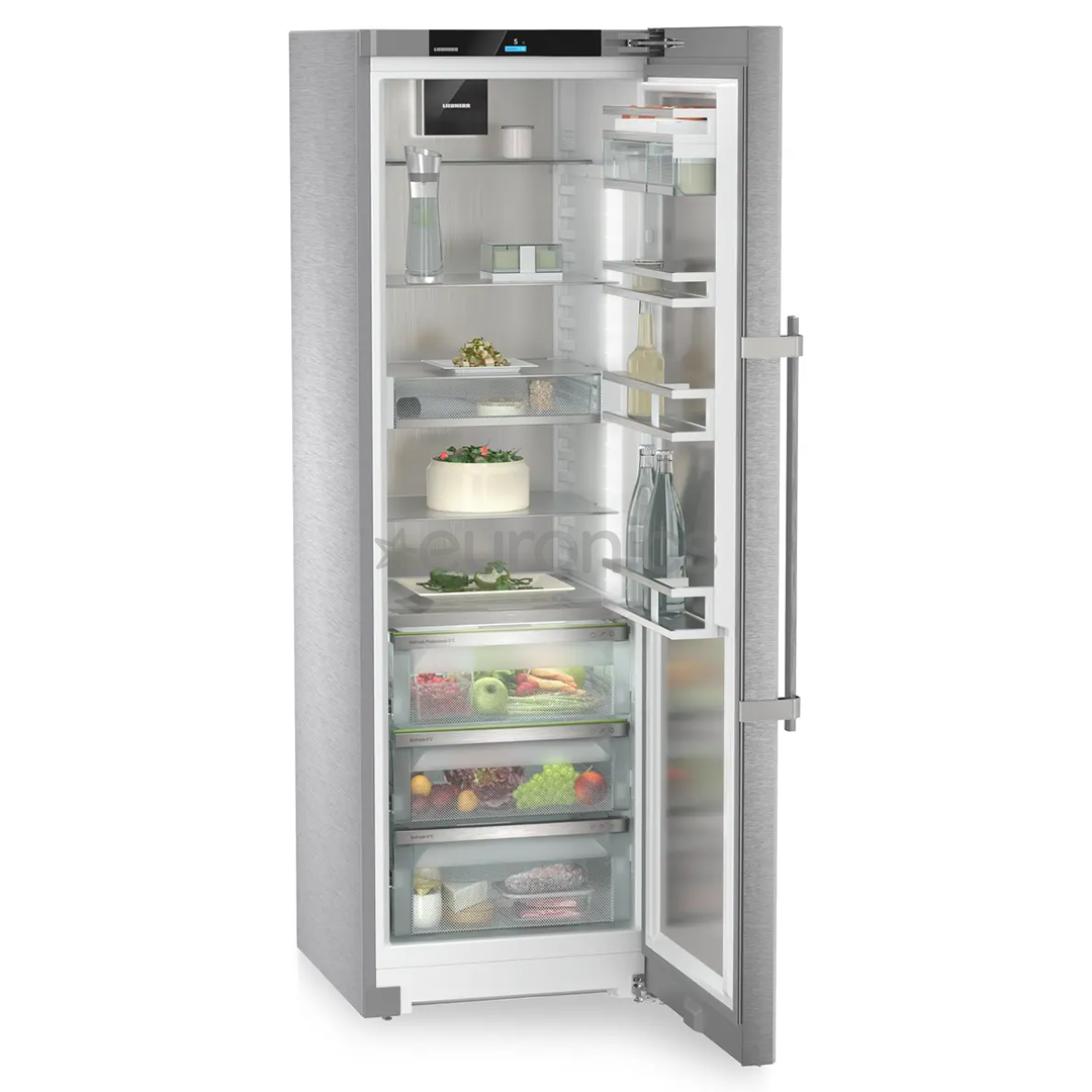 Liebherr Peak BioFresh, 386 L, height 186 cm, stainless steel - Cooler