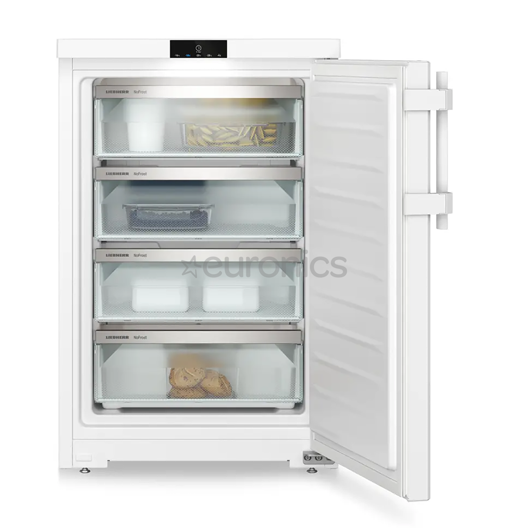 Liebherr pure NoFrost, 93 L, height 85 cm, white - Freezer