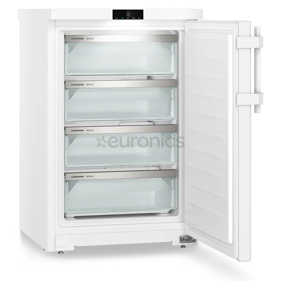 Liebherr pure NoFrost, 93 L, height 85 cm, white - Freezer